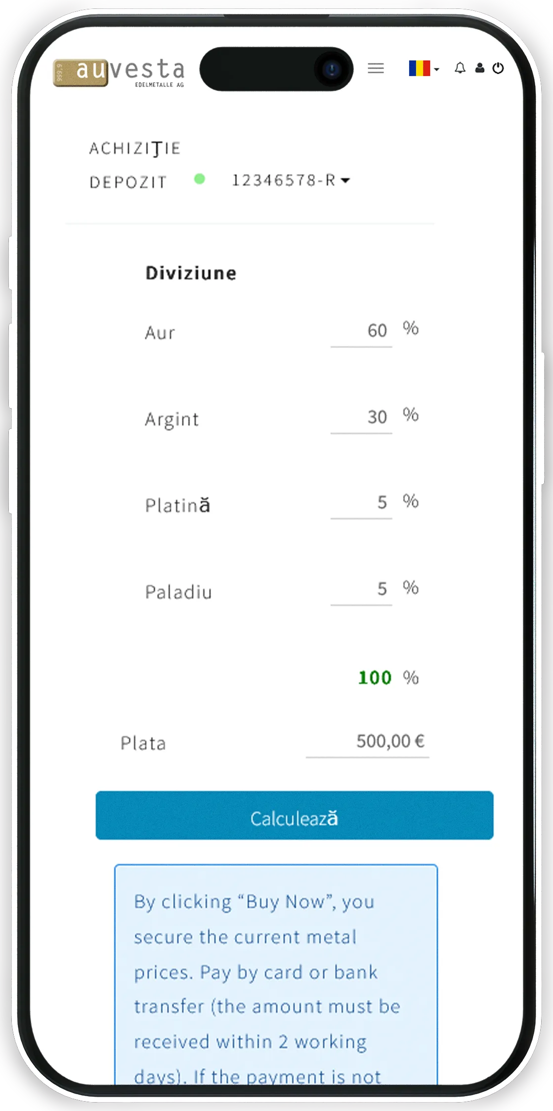 Achiziție - Puteți cumpăra aur peste tot în lume, simplu, online