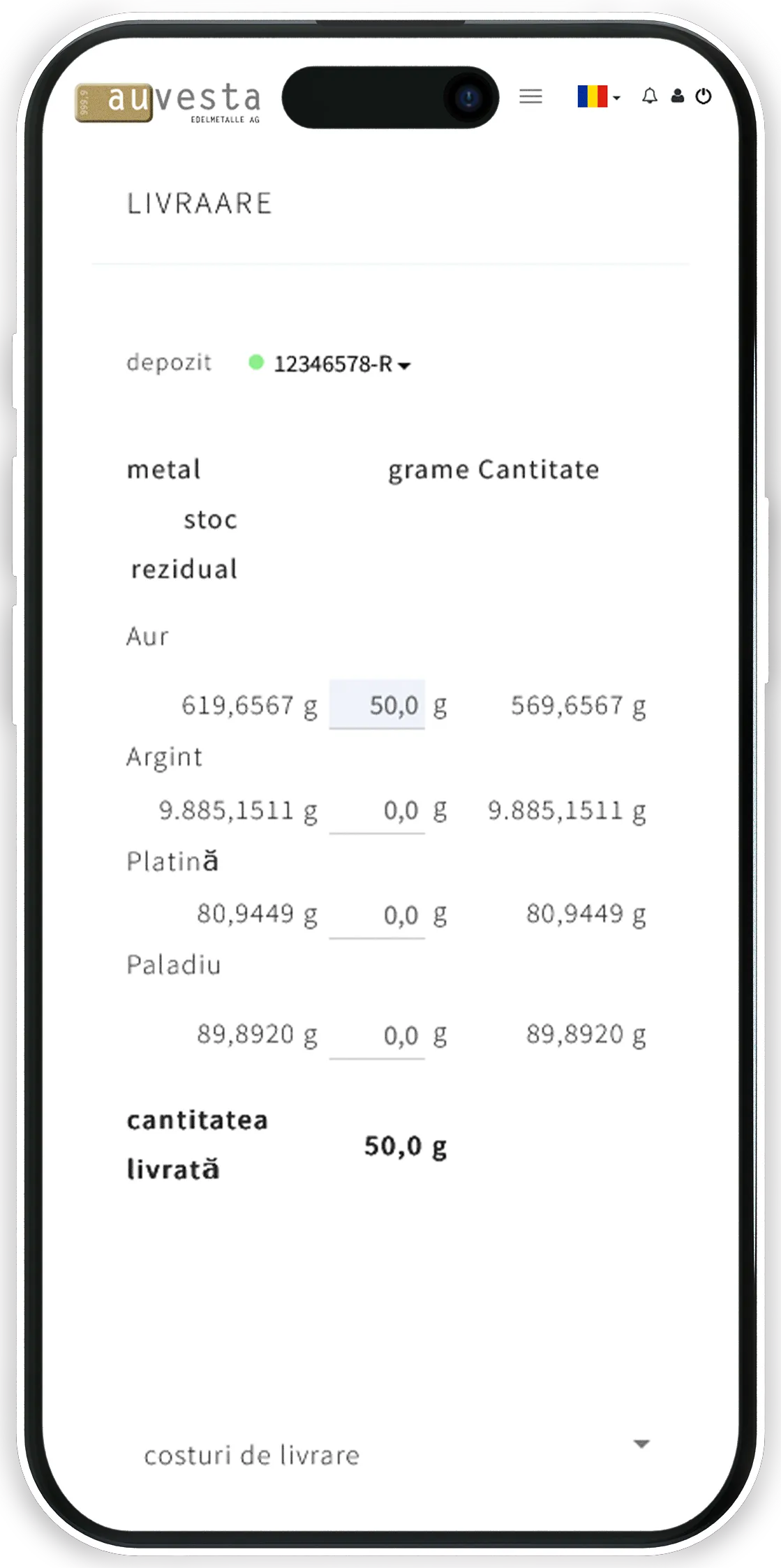 Puteți trimite și primi aur, gratuit, online.